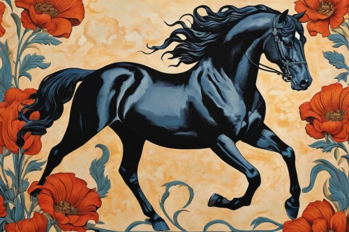 painted horse,equestrian,galloping,black horse,cavalry,carousel horse,spanish tile,arabian horse,horseman,equine,gallops,vintage horse,horse,horseback,racehorse,gallop,bay horses,a horse,colorful horse,dressage,Conceptual Art,Fantasy,Fantasy 23