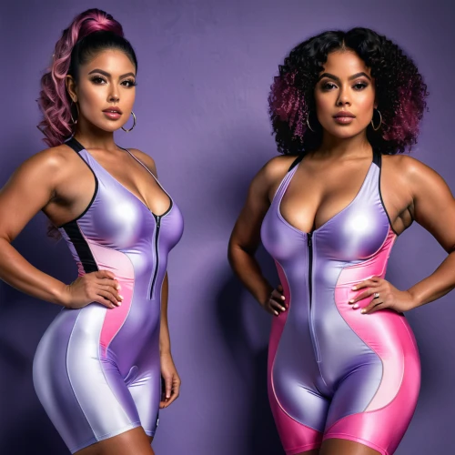 latex clothing,beautiful african american women,purple and pink,bodypaint,pink double,photo session in bodysuit,latex,two piece swimwear,leotard,one-piece garment,body painting,one-piece swimsuit,thick,jumpsuit,plus-size,spandex,bodypainting,bodysuit,genes,cellulite,Photography,General,Natural