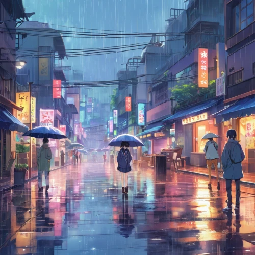 japanese umbrellas,rainy,umbrellas,blue rain,rainy day,walking in the rain,rainy season,japanese umbrella,asian umbrella,rain,taipei,umbrella,heavy rain,rainy weather,summer umbrella,rains,shibuya,kyoto,tokyo city,after rain,Illustration,Japanese style,Japanese Style 03