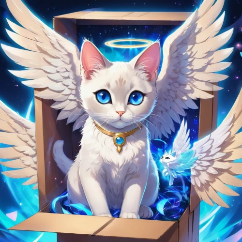 ori-pei,owl background,cat vector,cat frame,navi,angel,cat with blue eyes,pegasus,griffon bruxellois,guardian angel,garuda,blue eyes cat,merlin,white cat,life stage icon,griffin,show off aurora,kitsune,portrait background,artemis,Illustration,Japanese style,Japanese Style 03