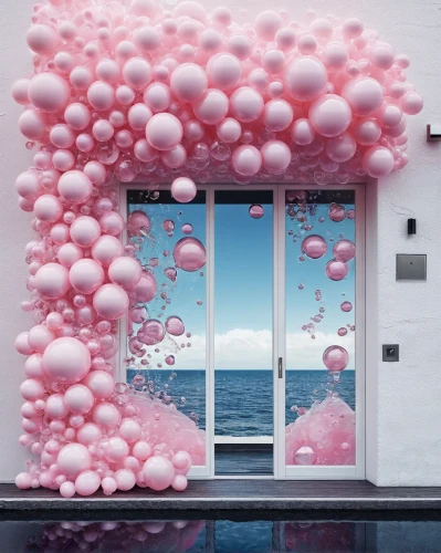 pink balloons,colorful balloons,corner balloons,bubble gum,heart balloons,inflates soap bubbles,window covering,window with sea view,balloons,rainbow color balloons,balloons mylar,star balloons,water balloons,cotton candy,balloon-like,think bubble,talk bubble,bubbles,glass balls,bubbletent
