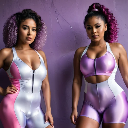 latex clothing,two piece swimwear,purple and pink,one-piece garment,photo session in bodysuit,light purple,leotard,pink double,pink-purple,california lilac,purple,bodysuit,beautiful african american women,purple-white,lilac,latex,white with purple,white purple,onesies,one-piece swimsuit,Photography,General,Natural
