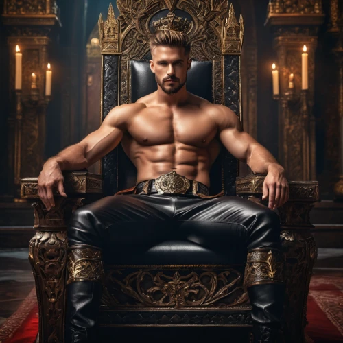 throne,the throne,thrones,seated,greek god,king arthur,club chair,male model,in seated position,artus,armchair,sultan,bench chair,statue of hercules,king,leather,regal,chest,chair png,hercules,Photography,General,Fantasy