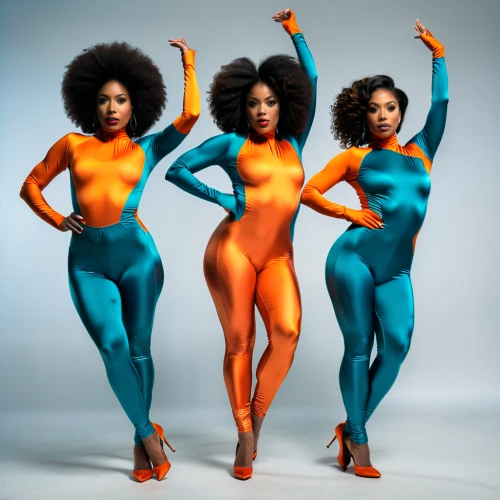 bodypaint,afro american girls,bodypainting,body painting,beautiful african american women,neon body painting,black women,body art,orange,the three graces,afroamerican,teal and orange,photo session in bodysuit,african culture,zambia,botswana,african art,nigeria,paper dolls,afro-american,Photography,Artistic Photography,Artistic Photography 09