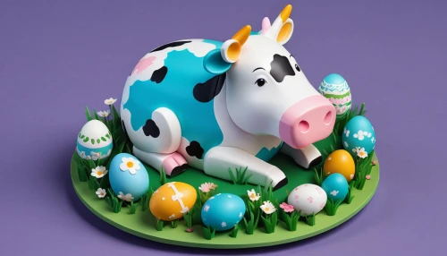easter cake,easter theme,nest easter,unicorn cake,easter egg sorbian,easter nest,easter decoration,easter rabbits,easter easter egg,painting easter egg,easter lamb,cow icon,farm animals,whimsical animals,spring unicorn,easter egg,easter background,oxen,horns cow,eggcup,Unique,3D,Isometric