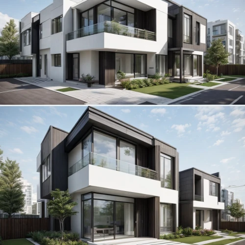 new housing development,3d rendering,townhouses,modern house,modern architecture,housebuilding,residential,housing,residential house,kirrarchitecture,apartments,frame house,crane houses,house shape,arhitecture,residential property,danish house,exzenterhaus,two story house,cubic house