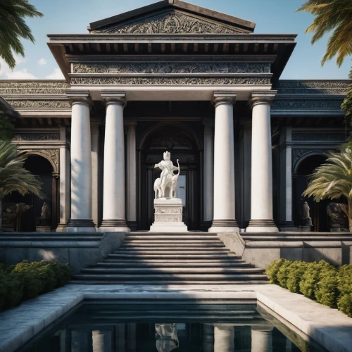 neoclassical,classical antiquity,greek temple,temple of diana,ancient rome,marble palace,neoclassic,ancient greek temple,ancient roman architecture,artemis temple,vittoriano,classical architecture,doric columns,house with caryatids,roman temple,pompeii,three pillars,roman ancient,asclepius,columns,Photography,General,Fantasy