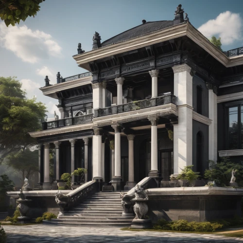 victorian,mansion,victorian style,victorian house,villa,belvedere,neoclassical,house with caryatids,neoclassic,beautiful home,queen anne,asian architecture,ornate,old home,manor,ancient house,3d rendering,country estate,bendemeer estates,render,Photography,General,Fantasy