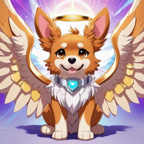 dog angel,guardian angel,business angel,angel,corgi,angel gingerbread,fire angel,fennec,griffin,heart icon,winged heart,life stage icon,gryphon,greer the angel,griffon bruxellois,mascot,messenger of the gods,archangel,flying heart,dhole,Illustration,Japanese style,Japanese Style 03