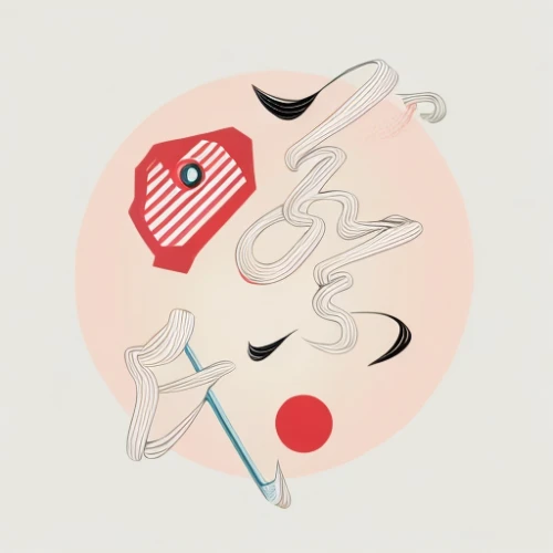 ribbon (rhythmic gymnastics),hoop (rhythmic gymnastics),ball (rhythmic gymnastics),rope (rhythmic gymnastics),koi,shamisen,cancer illustration,airbnb icon,tiktok icon,japanese character,katana,taiwanese opera,airbnb logo,futura,japanese icons,shirakami-sanchi,dali,tennis racket,geisha,épée,Calligraphy,Illustration,Strange Illustrations