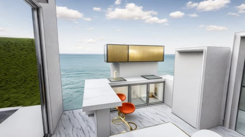 sky apartment,block balcony,3d rendering,window with sea view,penthouse apartment,cubic house,inverted cottage,cube stilt houses,modern house,bedroom window,smart home,smart house,modern room,render,luxury real estate,roof terrace,seaside view,sky space concept,ocean view,cube house,Architecture,Villa Residence,Modern,Skyline Modern