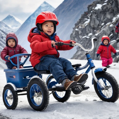 bike kids,training wheels,all-terrain vehicle,toy vehicle,trike,streetluge,winter sports,family motorcycle,adventure sports,compact sport utility vehicle,all terrain vehicle,blue pushcart,tricycle,sleigh ride,tandem bike,3 wheeler,scooter riding,snow removal,party bike,bike tandem,Photography,General,Natural