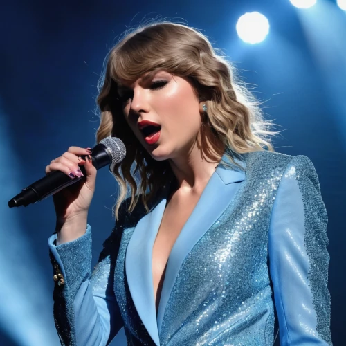 blue dress,sparkling,silver blue,performing,glittering,jumpsuit,dazzling,singing,pantsuit,sparkly,teal,earpieces,enchanting,denim jumpsuit,electric blue,playback,silvery blue,royal blue,breathtaking,blue,Photography,General,Natural