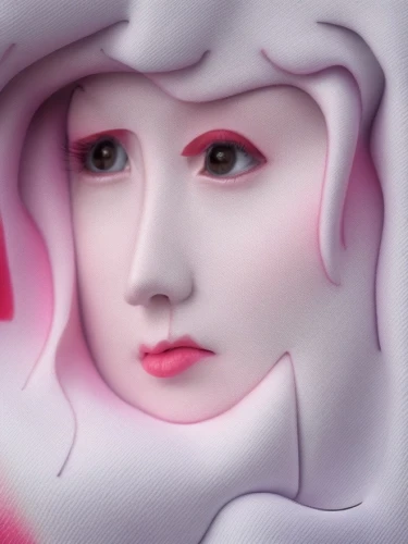 porcelain rose,white lady,doll's facial features,woman face,color pink white,painter doll,porcelain dolls,pink-white,rose png,sculpt,white-pink,woman's face,pink white,pink paper,soft robot,white pink,beauty face skin,porcelaine,neon body painting,mystical portrait of a girl,Common,Common,Film