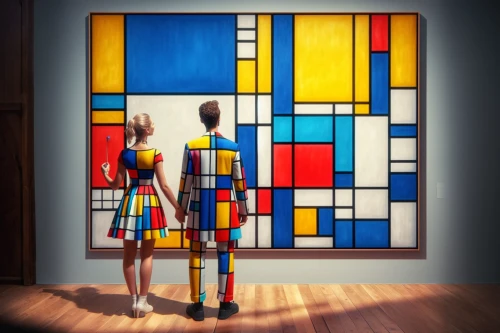 mondrian,three primary colors,cubism,lego frame,color blocks,art gallery,colorful glass,art dealer,artist's mannequin,meticulous painting,modern art,light of art,color block,yellow and blue,art museum,mosaic glass,cool pop art,glass painting,color frame,harmony of color