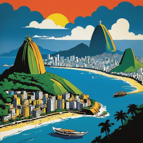 rio,rio de janeiro,copacabana,rio 2016,brazil brl,brazilian beach,guanabá real,rio olympics,brazil,niterói,brasil,brazil empire,brazilian real,brazil carnival,samba,olodum,brazilian food,south-america,rio de janeiro 2016,travel poster,Illustration,Black and White,Black and White 10