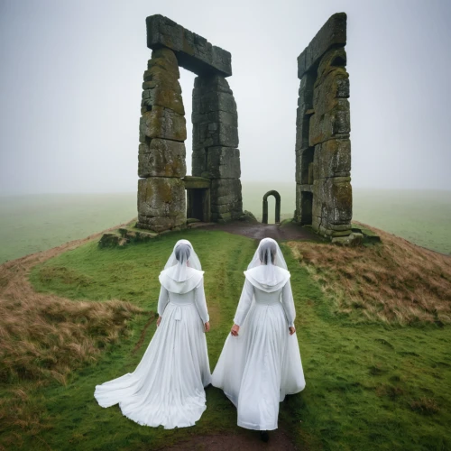 druids,stone henge,stonehenge,stone circles,love in the mist,stone circle,megaliths,pilgrimage,standing stones,ring of brodgar,paganism,wedding dresses,wedding photo,easter islands,stone statues,megalithic,dead bride,celtic woman,stone towers,wedding photography,Photography,Documentary Photography,Documentary Photography 27