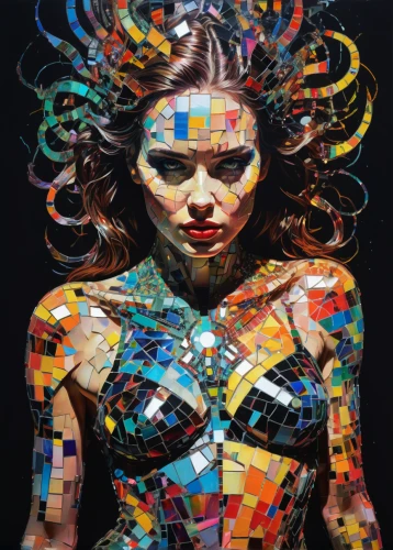 prismatic,neon body painting,bodypainting,cool pop art,pop art woman,body painting,psychedelic art,plastic arts,bodypaint,glass painting,rubik's cube,rubiks cube,body art,pop art girl,rubiks,pop art style,girl-in-pop-art,pop art effect,magic cube,rubik cube,Conceptual Art,Oil color,Oil Color 18