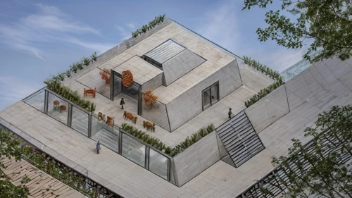 cubic house,glass facade,lattice windows,3d rendering,glass facades,appartment building,sky apartment,model house,block balcony,garden elevation,reinforced concrete,habitat 67,menger sponge,frame house,modern architecture,skyscapers,cube house,iranian architecture,tel aviv,menger,Architecture,Industrial Building,Modern,Organic Modernism 2