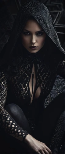 gothic fashion,gothic woman,sorceress,huntress,dark gothic mood,dark elf,goth woman,gothic style,assassin,gothic portrait,the enchantress,gothic,widow spider,dark art,goth like,massively multiplayer online role-playing game,gothic dress,black widow,goth subculture,widow,Conceptual Art,Fantasy,Fantasy 34