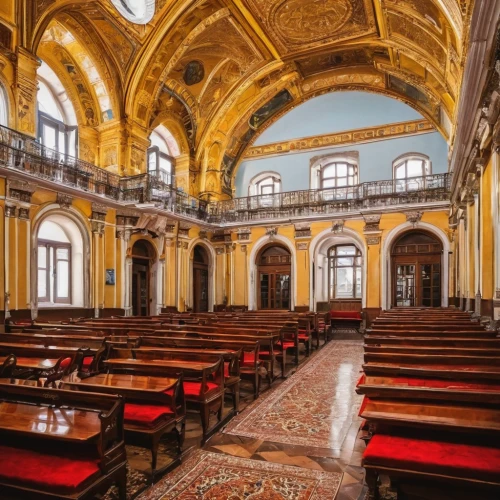 lecture hall,court of law,the lviv opera house,chiesa di sant' ignazio di loyola,monastery of santa maria delle grazie,collegiate basilica,court of justice,cathedral of modena,parliament of europe,palace of the parliament,capitolio,church of christ,choir,seat of government,trinidad church cuba,supreme administrative court,basilica of saint peter,seville,lecture room,palace of parliament