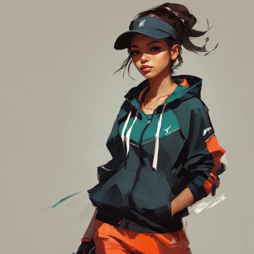 vector girl,noodle image,windbreaker,hoodie,teal and orange,study,sports girl,sportswear,noodle,tracksuit,sports gear,mulan,girl drawing,sporty,clementine,digital painting,practice,studies,girl studying,tracer,Conceptual Art,Fantasy,Fantasy 06