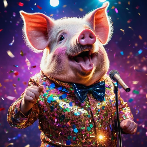 suckling pig,pig,kawaii pig,lucky pig,mini pig,pot-bellied pig,porker,pig roast,domestic pig,swine,babi panggang,piglet,sing,pork,bay of pigs,musical rodent,ham,inner pig dog,singing,party animal