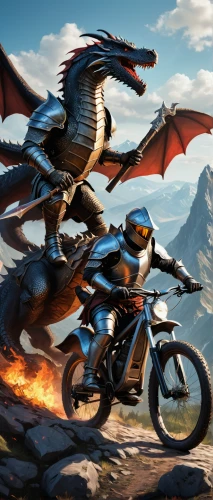 seat dragon,dragons,bicycle motocross,motorcycling,fire breathing dragon,mountain bike racing,bicycle racing,motorcycles,competitive trail riding,dragon fire,downhill mountain biking,motorcycle racing,dragon of earth,adventure racing,mountain biking,mountain bike,skylander giants,bikes,racing bicycle,cross-country cycling,Conceptual Art,Fantasy,Fantasy 14