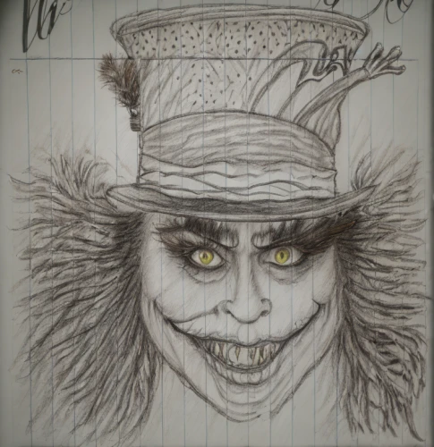 creepy clown,hatter,horror clown,scary clown,ringmaster,clown,scarecrow,joker,rodeo clown,pierrot,circus,scare crow,ronald,the hat-female,biro,uncle sam,circus animal,pencil and paper,pencil,trickster