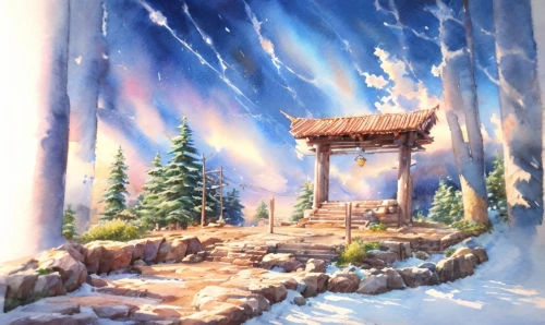 christmas snowy background,winter background,stage curtain,snow scene,christmas landscape,watercolor background,landscape background,watercolor christmas background,fantasy landscape,snow landscape,mountain scene,snowy landscape,winter house,winter landscape,fantasy picture,christmas banner,korean village snow,theater curtain,colored pencil background,background with stones,Landscape,Landscape design,Landscape Plan,Watercolor