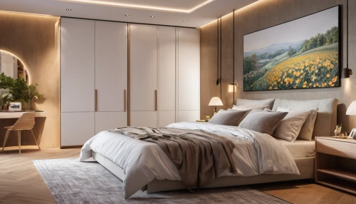 modern room,modern decor,guest room,bedroom,contemporary decor,sleeping room,3d rendering,room divider,gold wall,interior decoration,interior design,interior modern design,great room,guestroom,wall plaster,render,luxury home interior,crown render,canopy bed,danish room,Photography,General,Natural