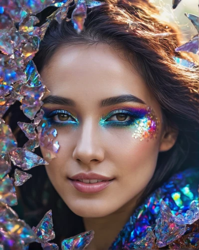 colorful foil background,glitter eyes,glitter powder,glitters,glitter trail,jeweled,women's cosmetics,glittering,shimmering,fairy peacock,eyes makeup,glitter,glitter leaves,glitter leaf,glitter fall frame,beauty face skin,colorful background,cosmetics,prismatic,natural cosmetic,Conceptual Art,Daily,Daily 03