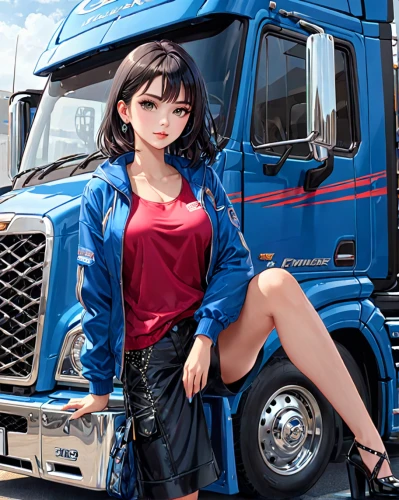 kei truck,truck,datsun truck,truck driver,cybertruck,lorry,kamaz,isuzu,trucking,trucker,racing transporter,semi,truck stop,big rig,delivery truck,pick up truck,18-wheeler,anime japanese clothing,truck racing,realdoll,Anime,Anime,General