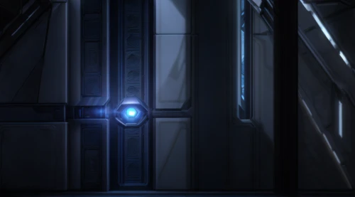 droid,metallic door,the door,threshold,doors,blue doors,cg artwork,backgrounds,doorway,open door,door key,tardis,the threshold of the house,blue door,blue light,iron door,door,chamber,portals,rendering