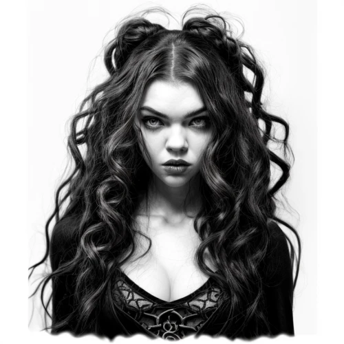 edit icon,lace wig,artificial hair integrations,bjork,gothic portrait,curly brunette,mystical portrait of a girl,curly hair,vampire woman,hairstyle,gypsy hair,curly,goth woman,vanessa (butterfly),gothic woman,queen,bad girl,the enchantress,rosa curly,dark portrait