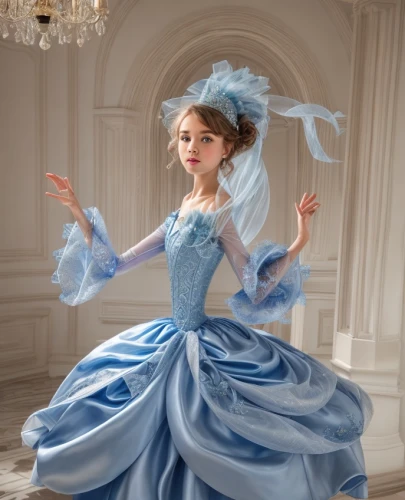 cinderella,quinceanera dresses,princess sofia,crinoline,ball gown,fairy tale character,princess anna,hoopskirt,quinceañera,the snow queen,elsa,ballet master,disney rose,cinderella shoe,ballet tutu,rococo,disney character,mazarine blue,suit of the snow maiden,dress doll,Common,Common,Photography