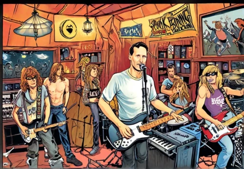 rock band,music store,record store,music band,pinball,the boiler room,amplifier,the record machine,ramones,liveband,music venue,rock music,rock concert,high fidelity,musicians,music world,live music,arcade games,s-record-players,music society