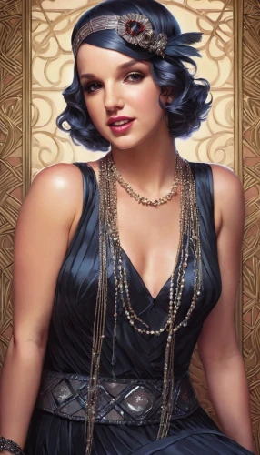 art deco woman,cleopatra,ancient egyptian girl,flapper,athena,roaring twenties,roaring 20's,twenties women,art deco frame,steampunk,zodiac sign libra,medusa,priestess,fantasy portrait,horoscope libra,portrait background,victorian lady,pearl necklace,ancient egyptian,celtic queen,Conceptual Art,Fantasy,Fantasy 03