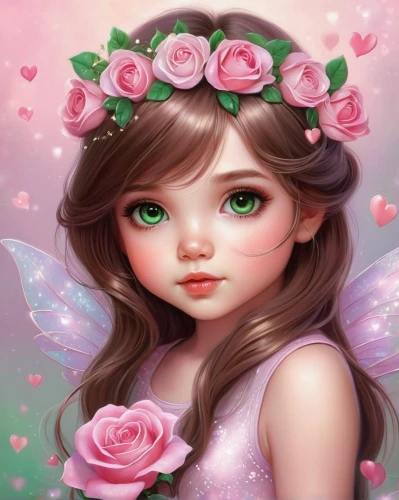 little girl fairy,rosa ' the fairy,rosa 'the fairy,flower fairy,cupido (butterfly),pink butterfly,child fairy,fairy,faery,faerie,fairy queen,garden fairy,butterfly background,evil fairy,fairies,fairy dust,cupid,fairy tale character,love angel,vanessa (butterfly),Conceptual Art,Fantasy,Fantasy 03