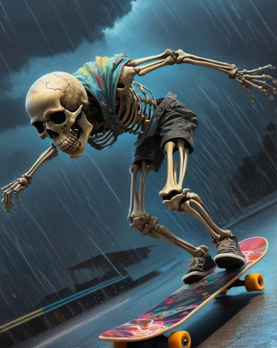 skull racing,vintage skeleton,skater,skateboard,skull rowing,skeleltt,longboard,skateboarder,skate board,scull,skateboard deck,skaters,skate,skateboarding,day of the dead skeleton,skating,longboarding,skeletal,skateboarding equipment,freeride,Conceptual Art,Daily,Daily 08