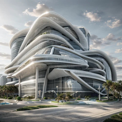 futuristic architecture,futuristic art museum,modern architecture,soumaya museum,arhitecture,largest hotel in dubai,3d rendering,guggenheim museum,arq,architecture,hotel w barcelona,santiago calatrava,archidaily,modern building,mercedes-benz museum,calatrava,disney hall,new building,jewelry（architecture）,hongdan center