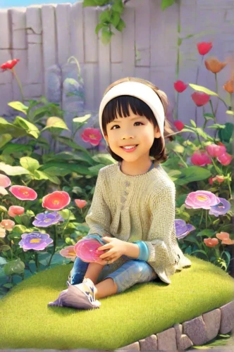 agnes,clay animation,girl in flowers,girl picking flowers,cute cartoon character,children's background,girl in the garden,flower painting,lingzhi mushroom,paper flower background,picking flowers,flower background,lotte,cartoon flowers,spring greeting,青龙菜,mari makinami,the japanese doll,painter doll,hanbok