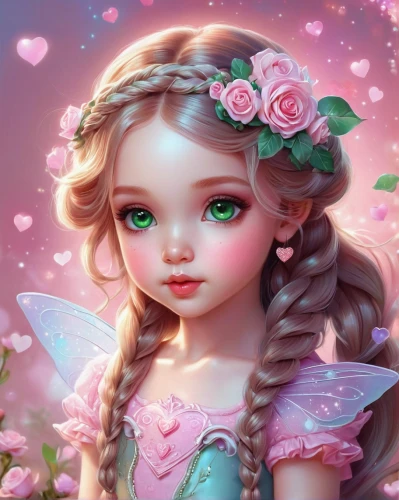 little girl fairy,child fairy,rosa ' the fairy,rosa 'the fairy,fairy,flower fairy,faery,faerie,fairy queen,fairy tale character,garden fairy,cupido (butterfly),evil fairy,fairies,fairy dust,fantasy portrait,pink butterfly,fairy world,eglantine,fae,Conceptual Art,Fantasy,Fantasy 03