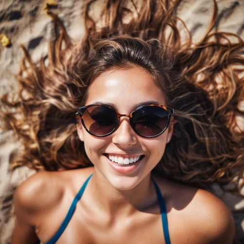 a girl's smile,girl on the dune,cosmetic dentistry,relaxed young girl,girl on a white background,beach background,girl lying on the grass,management of hair loss,surfer hair,travel insurance,artificial hair integrations,portrait photography,sun glasses,sunglasses,portrait photographers,grin,girl portrait,female model,killer smile,kitesurfer,Photography,General,Cinematic