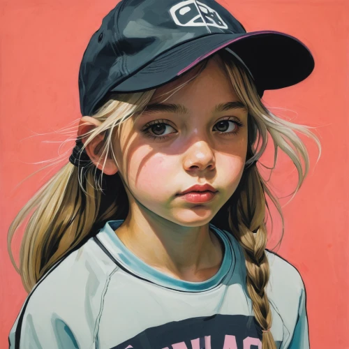 girl wearing hat,girl portrait,child portrait,portrait of a girl,digital painting,young girl,girl in t-shirt,child girl,mystical portrait of a girl,girl drawing,artist portrait,kids illustration,girl with bread-and-butter,girl with cereal bowl,face portrait,girl with speech bubble,custom portrait,girl in a long,world digital painting,painting technique,Conceptual Art,Graffiti Art,Graffiti Art 10