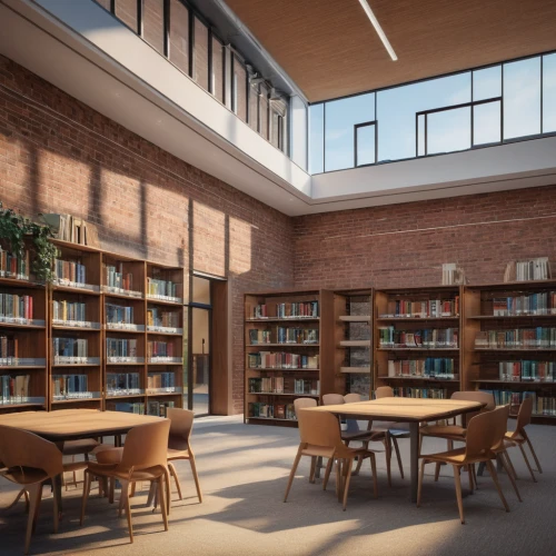 reading room,school design,library,bookshelves,university library,3d rendering,old library,study room,public library,digitization of library,lecture room,celsus library,daylighting,render,bookcase,book wall,modern office,loft,library book,archidaily,Photography,General,Natural