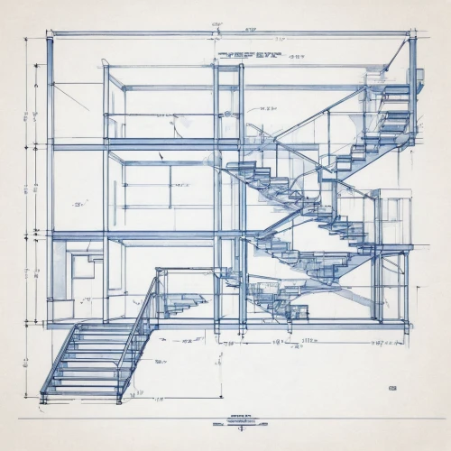frame drawing,blueprints,steel stairs,technical drawing,architect plan,blueprint,outside staircase,winding staircase,staircase,house drawing,circular staircase,stairwell,scaffold,archidaily,orthographic,stair,house floorplan,multi-story structure,stairway,kirrarchitecture,Unique,Design,Blueprint