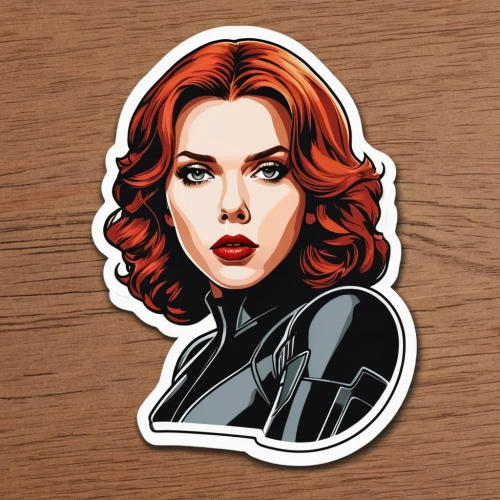 black widow,clipart sticker,sticker,automotive decal,stickers,power icon,vector graphic,scarlet witch,harley,vector illustration,head woman,mary jane,clary,car badge,maureen o'hara - female,cutout,vector art,retro woman,adobe illustrator,widow,Unique,Design,Sticker
