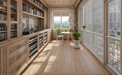 bookshelves,bookcase,celsus library,reading room,bookshelf,french windows,wooden windows,pantry,book wall,study room,lattice windows,cabinetry,shelving,hallway space,room divider,china cabinet,window blinds,window with shutters,plantation shutters,armoire,Common,Common,Natural