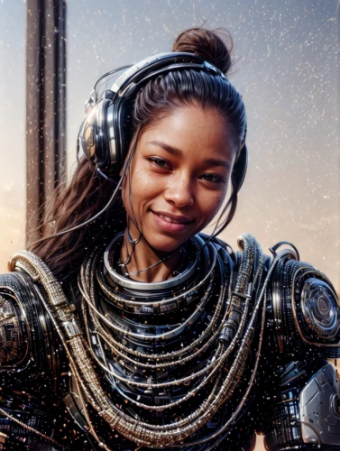 cent,female warrior,jaya,dwarf sundheim,echo,twitch icon,paladin,gladiator,maria bayo,sterntaler,portrait background,fantasy portrait,headset profile,girl in a historic way,precious kastatien,breastplate,digital compositing,head woman,headset,maya